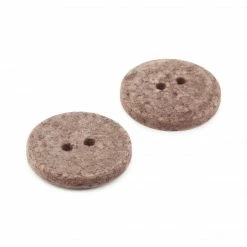 Dritz Buttons & Cover Buttons Recycled Cotton Round Button, 18mm, 3 Pc
