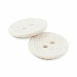 Dritz Recycled Corozo Round Button, 15mm, Light Gray, 4 Pc Buttons & Cover Buttons