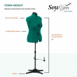 Dritz Sew You Adjustable Dress Form Dress Forms