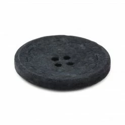 Dritz Recycled Cotton Round Stitch Button, 30mm Buttons & Cover Buttons