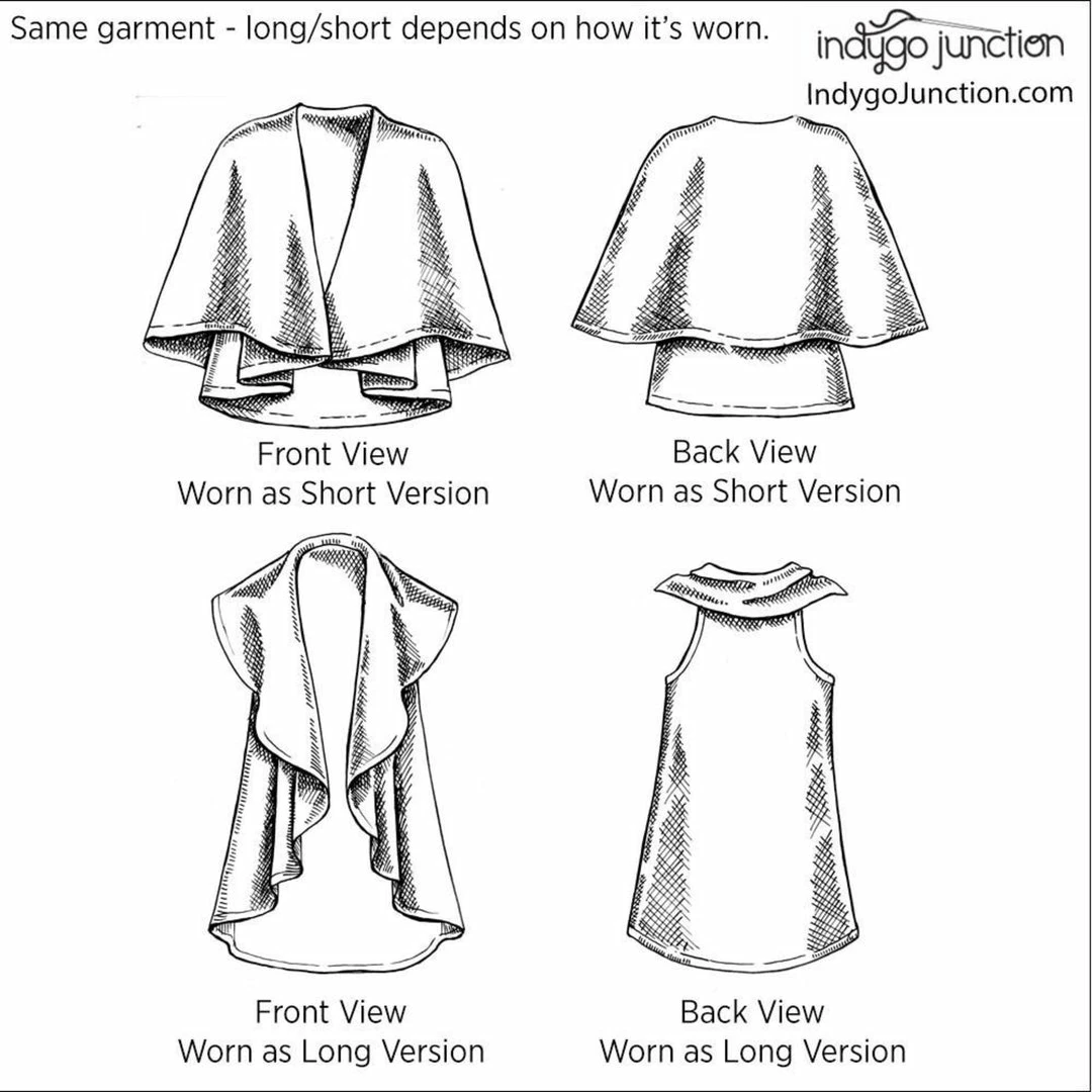 Indygo Junction 5-Way Wrap Pattern 4 Indygo Junction 5-Way Wrap Pattern