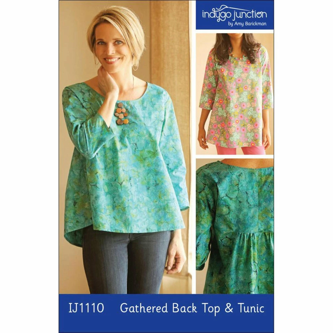 Indygo Junction Gathered Back Top & Tunic Pattern 3 Indygo Junction Gathered Back Top & Tunic Pattern
