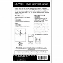Indygo Junction Take-Two Tech Pouch Pattern, PDF Download Purses & Accessories