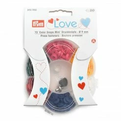 Prym Mini Color Snaps, 72 Sets, 9mm