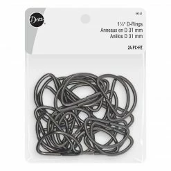 Dritz 1-1/4" D-Rings, 24 Pc Bulk Notions