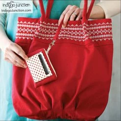 Indygo Junction Purses & Accessories Stitched Top Tote Pattern, PDF Download