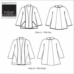Indygo Junction Apparel Swing Jacket Pattern