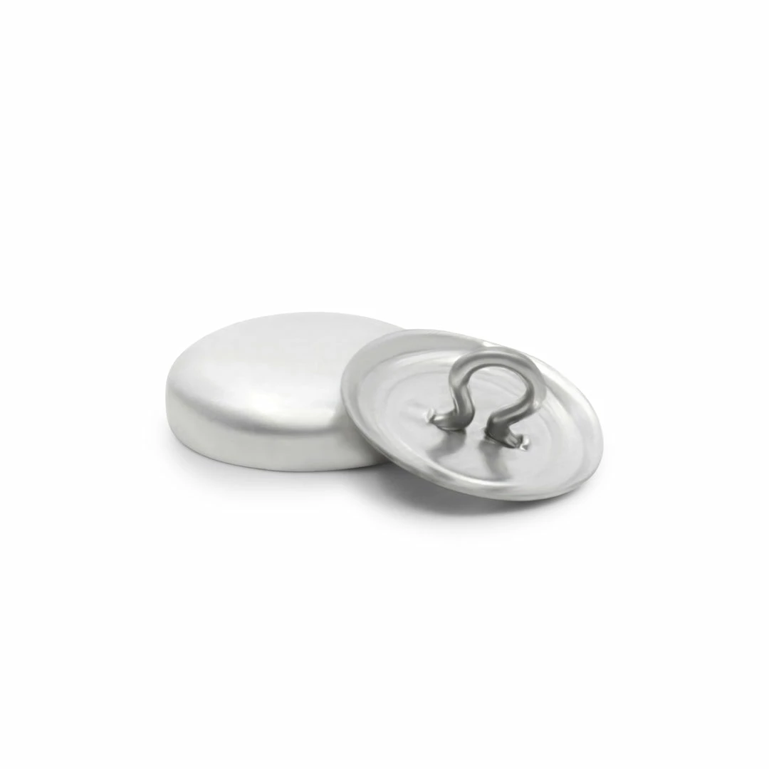 Dritz Cover Button Kit, Nickel 13 Dritz Cover Button Kit, Nickel