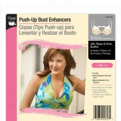 Dritz Bra Cups & Enhancers Push-Up Bust Enhancers, Beige
