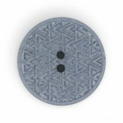 Dritz Buttons & Cover Buttons Recycled Hemp Geometric Round Button, 20mm, 3 Pc 45 Dritz Buttons & Cover Buttons Recycled Hemp Geometric Round Button, 20mm, 3 Pc
