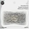 Dritz Pins & Accessories 1-1/16" Dressmaker Pins, Nickel, 750 Pc