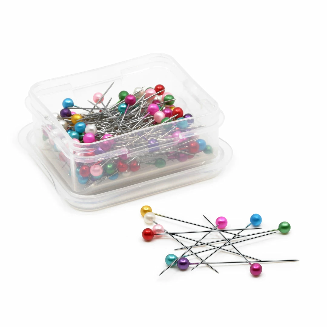 Dritz 1-1/2" Long Pearlized Pins, Assorted, 1440 Pc Bulk Notions 5 Dritz 1-1/2" Long Pearlized Pins, Assorted, 1440 Pc Bulk Notions