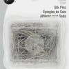 Dritz Pins & Accessories 1-1/16" Silk Pins, Nickel, 200 Pc 2 Dritz Pins & Accessories 1-1/16" Silk Pins, Nickel, 200 Pc