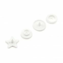 Dritz Plastic Color Star Snaps, 12 Sets, White 11 Dritz Plastic Color Star Snaps, 12 Sets, White