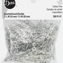 Dritz 1-1/16" Safety Pins, Silver, 200 Pc