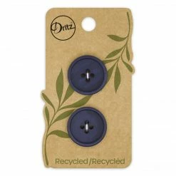 Dritz Buttons & Cover Buttons Recycled Paper Round Button, 23mm, 2 Pc