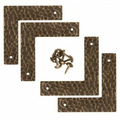 Dritz Textured Campaign Corners, Small, 4 Pc