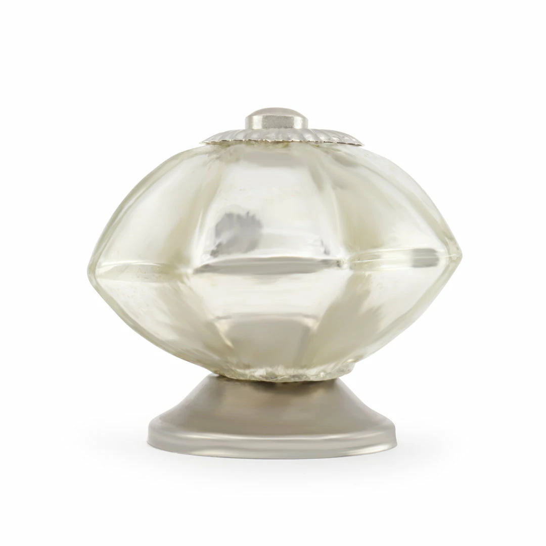 Dritz Mercury Glass Scallop Knob, Silver Outlet 4 Dritz Mercury Glass Scallop Knob, Silver Outlet