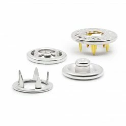 Dritz Snaps Decorative Snap Fasteners, 12 Sets, Nickel 9 Dritz Snaps Decorative Snap Fasteners, 12 Sets, Nickel