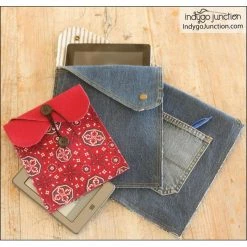 Indygo Junction Take-Two Tech Pouch Pattern, PDF Download Purses & Accessories