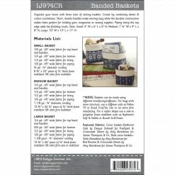 Indygo Junction Home & Storage Banded Nesting Baskets Pattern