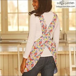 Indygo Junction Aprons Crossback Reversible Adult And Child Apron Pattern