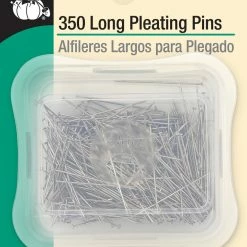 Dritz 1-1/16" Long Pleating Pins, Nickel, 350 Pc