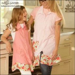 Indygo Junction Kitchen Shirt Tales Recycled Apron Pattern