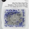 Dritz 1-3/8" Ultra-Fine Glass Head Pins, Blue, 150 Pc
