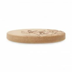 Dritz Recycled Hemp Round Floral Button, 28mm