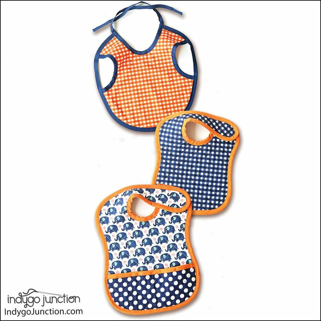 Indygo Junction Apparel Tiny Tot Bibs Pattern 6 Indygo Junction Apparel Tiny Tot Bibs Pattern