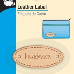 Dritz Oval Leather Label