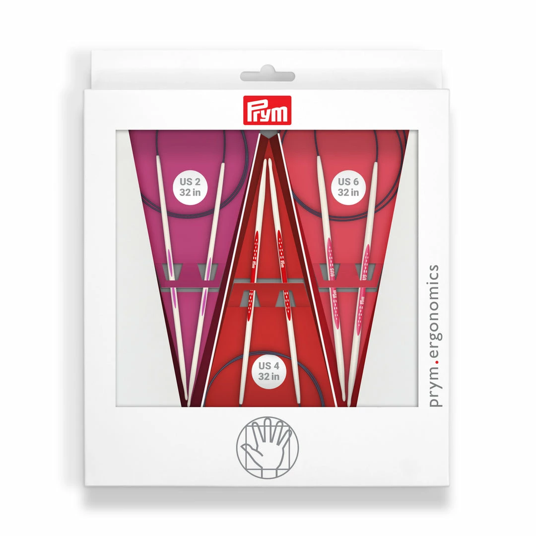 Prym 32" Circular Knitting Needles Set 3 Prym 32" Circular Knitting Needles Set