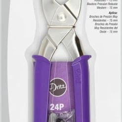 Dritz Fastener Tools Heavy Duty Snap Pliers For 5/8" Snaps, Purple