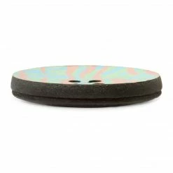 Dritz Buttons & Cover Buttons Recycled Leather Round Button, 30mm, Multicolor Print