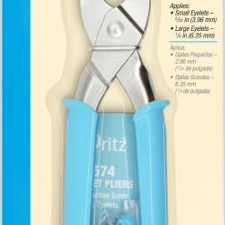 Dritz Eyelet Pliers For 5/32" & 1/4" Eyelets, Turquoise Eyelets, Grommets & Rivets