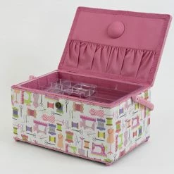 Dritz Rectangular Sewing Basket, XL Sewing Baskets & Storage