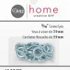 Dritz 5/16" Screw Eyes, Silver, 12 Pc