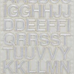 Dritz Embroidery Iron-on Letters, 1 Sheet Lettering & Embellishments