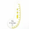 Dritz 12" Curve Ruler With How-To Illustrations Measuring