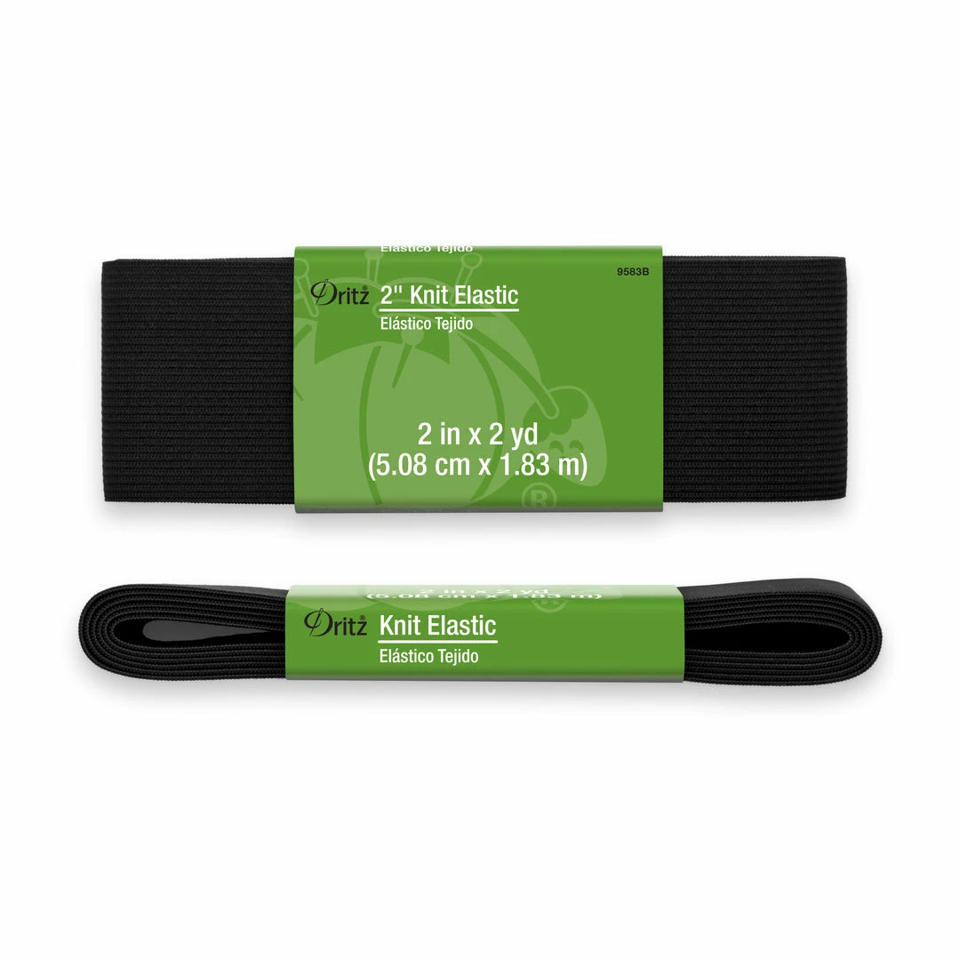 Dritz 2" Knit Elastic, Black 7 Dritz 2" Knit Elastic, Black