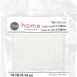 Dritz 3/32" Cable Cord, White Cording & Accessories