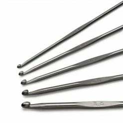 Prym Crochet Hook Set, Gunmetal, 2.5-5mm Crochet Hooks