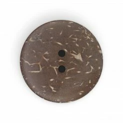 Dritz Sustainable Coconut Round Button, 23mm, 2 Pc Buttons & Cover Buttons