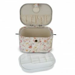 Dritz Oval Sewing Basket With Metal Handle, Large Sewing Baskets & Storage