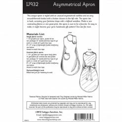 Indygo Junction Aprons Asymmetrical Apron Pattern, PDF Download