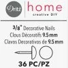 Dritz 3/8" Smooth Decorative Nails, 36 Pc