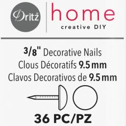 Dritz 3/8" Smooth Decorative Nails, 36 Pc
