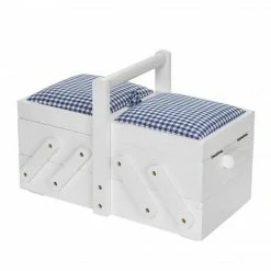 Prym Rectangular Wooden Sewing Basket, XL Sewing Baskets & Storage