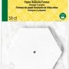 Dritz 2" Hexagon Paper Piecing Shapes, 50 Pc Templates